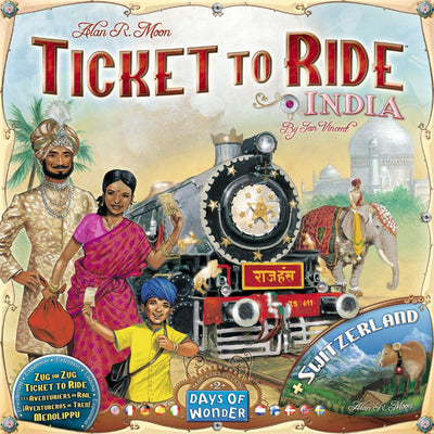 Ticket to Ride Map Collection 2: India & Switzerland (2011)