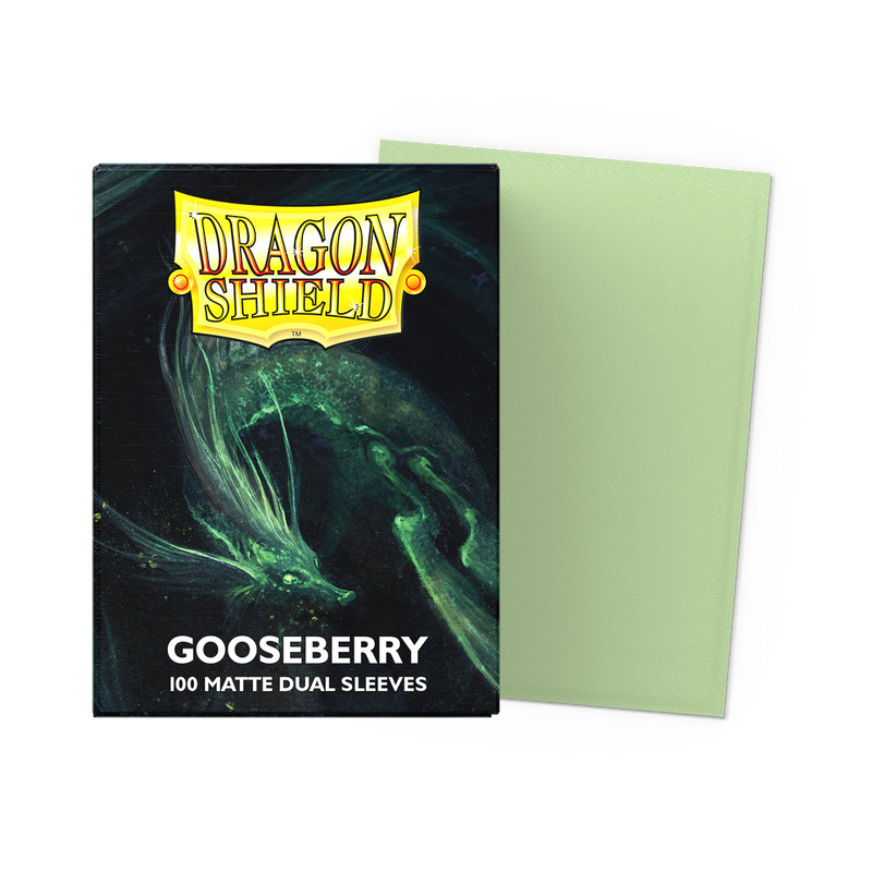 Dragon Shield Sleeves: Matte Dual - Gooseberry 100ct