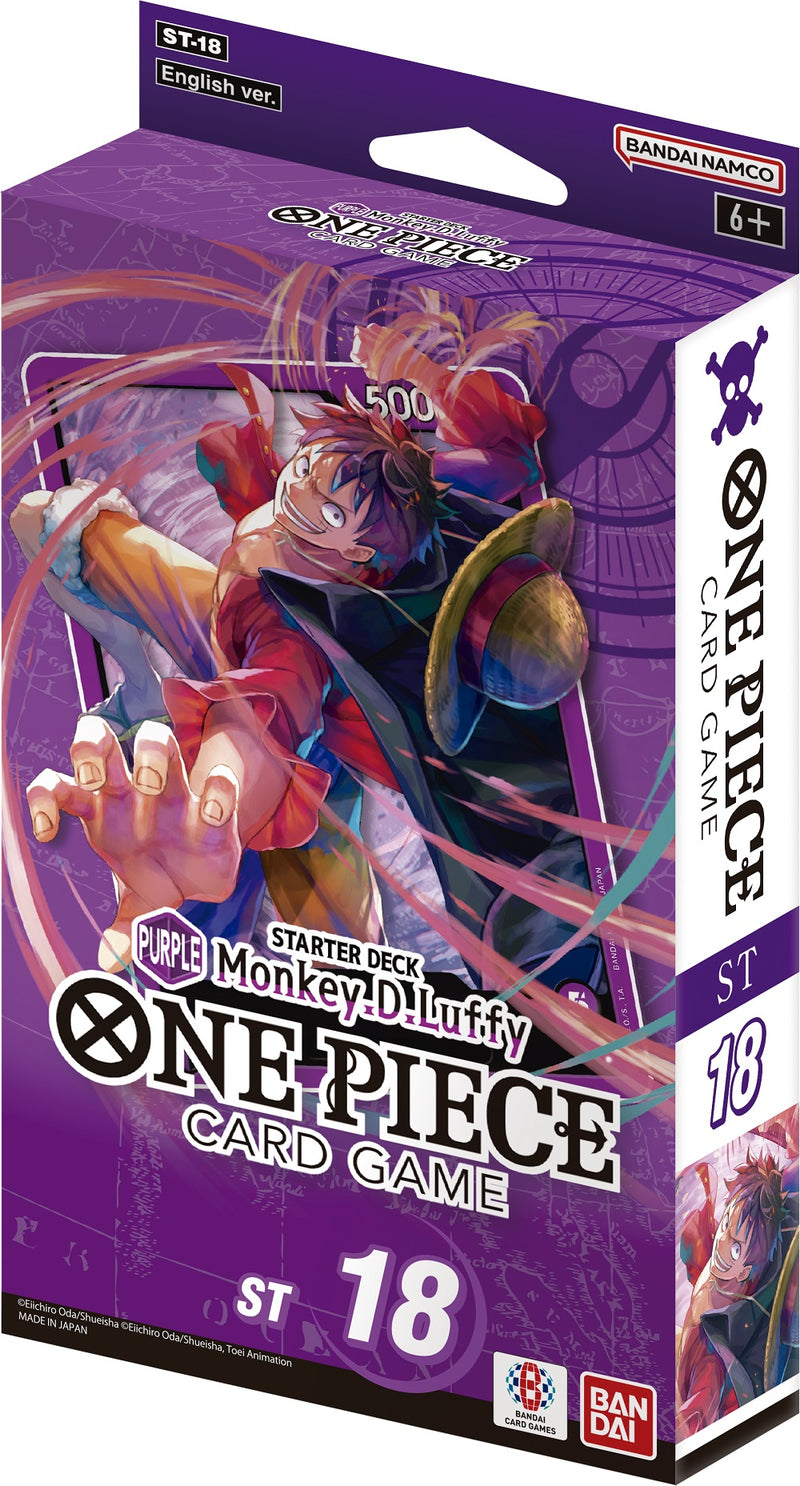 One Piece CG Starter Deck - PURPLE Monkey.D.Luffy- ST-18