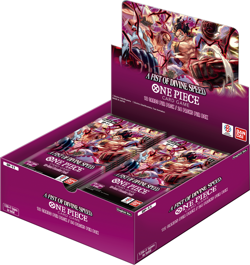 One Piece TCG: A Fist of Divine Speed Diplay Box - 24 Packs [OP-11]