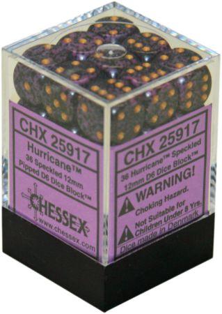 SPECKLED 36D6 HURRICANE 12MM DICE SET