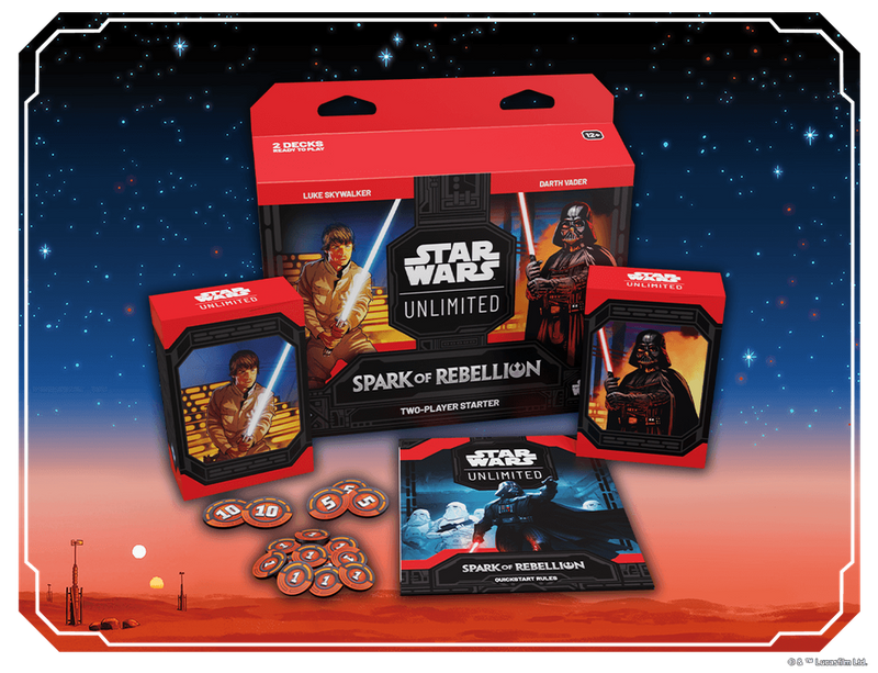 Star Wars Unlimited Spark of Rebellion Two-Player Starter