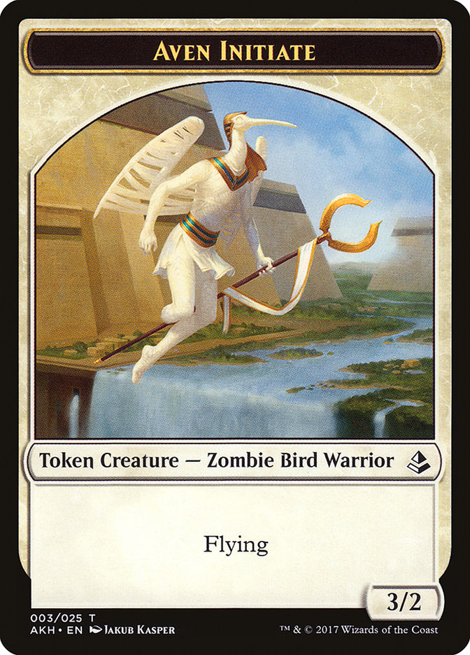 Aven Initiate Token (3) (AKH)