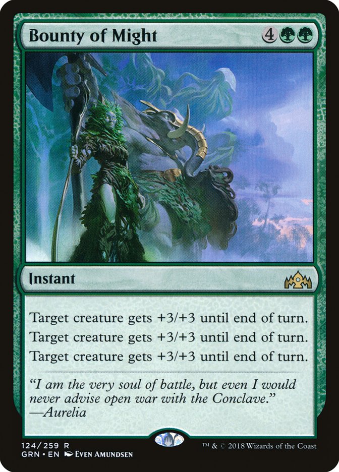 Bounty of Might (124) (GRN)