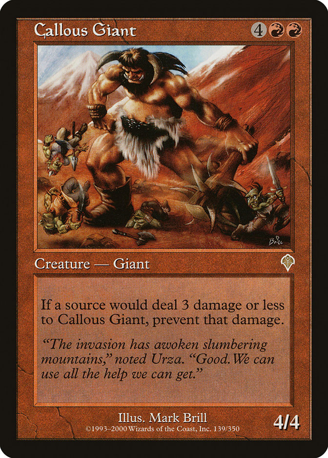 Callous Giant (139) (INV)