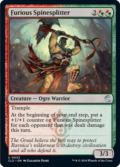 Furious Spinesplitter (33) (CLU)