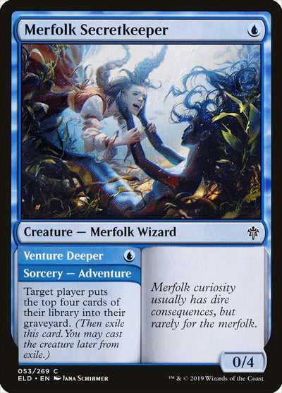Merfolk Secretkeeper (53) (ELD)