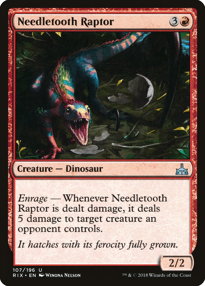 Needletooth Raptor [Rivals of Ixalan]