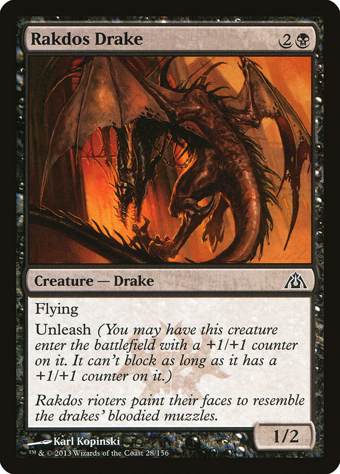 Rakdos Drake (28) (DGM)