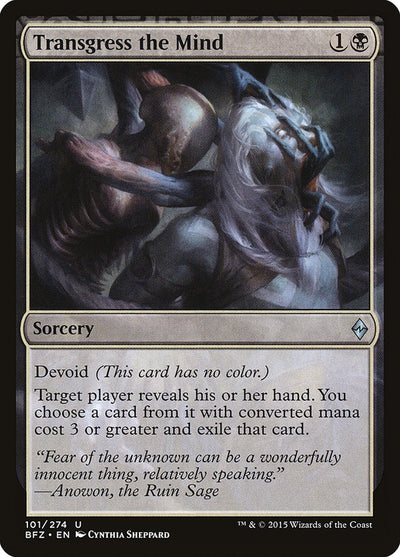 Transgress the Mind (101) (BFZ)