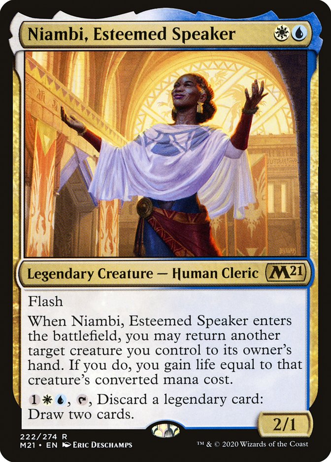 Niambi, Esteemed Speaker (222) (M21)
