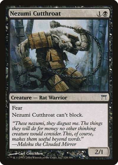 Nezumi Cutthroat (128) (CHK)