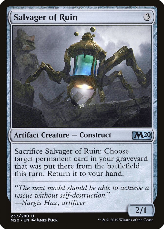 Salvager of Ruin [Core Set 2020]