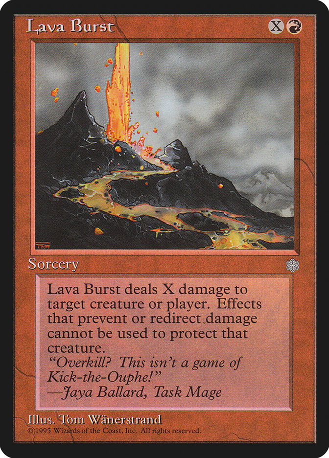 Lava Burst (ICE)