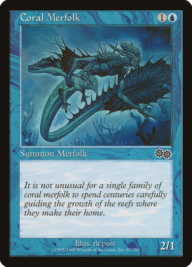 Coral Merfolk (67) (USG)