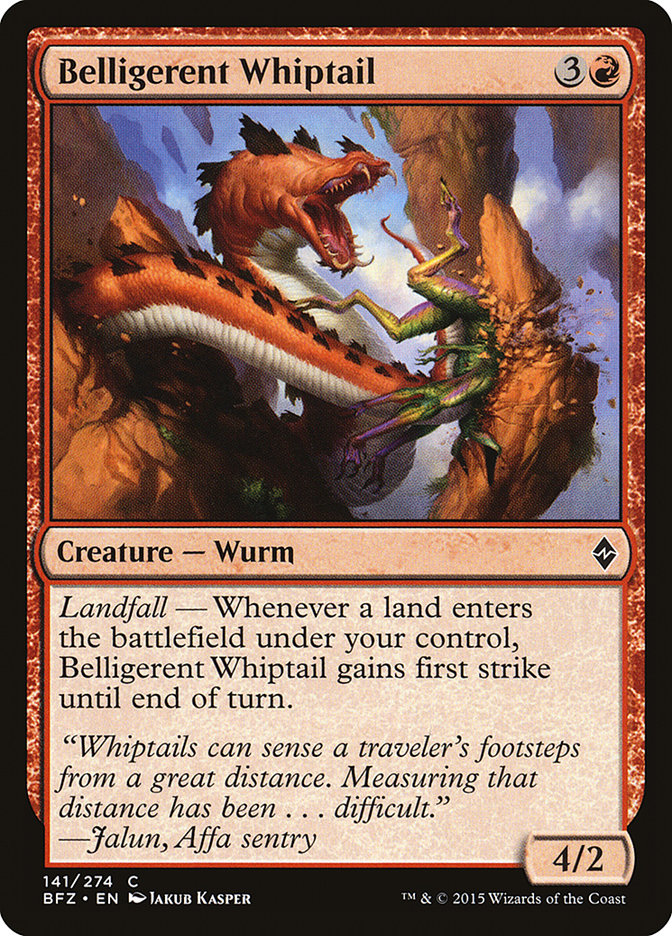 Belligerent Whiptail (141) (BFZ)