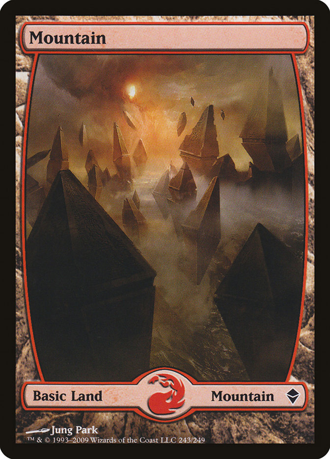 Mountain (243) - Full Art (243) (ZEN)