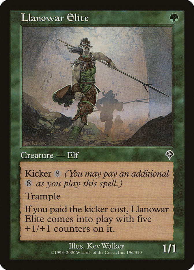 Llanowar Elite (196) (INV)