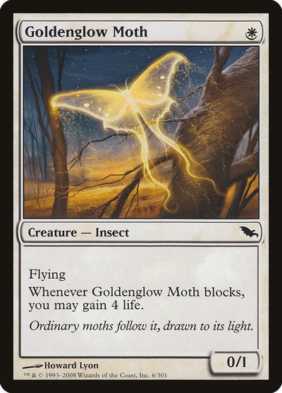 Goldenglow Moth (6) (SHM)