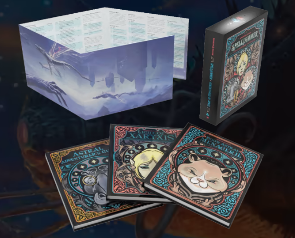 5th Edition Spelljammer Adventures in Space Hobby Cover Set