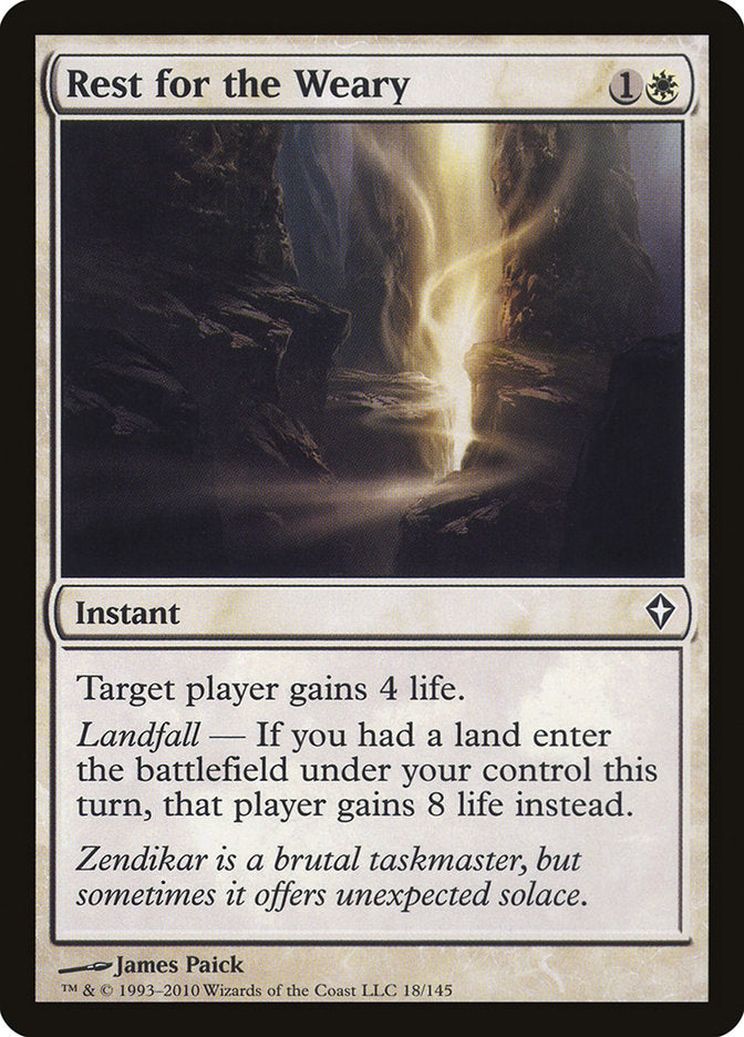 Rest for the Weary (18) (WWK)