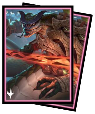 Kamigawa Neon Dynasty 100ct Sleeves B featuring Chishiro, the Shattered Blade