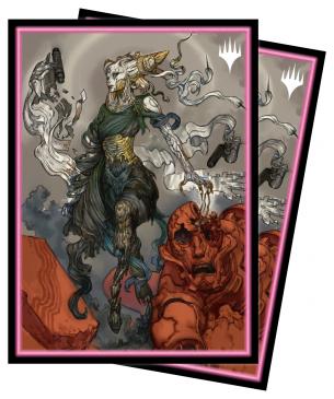 Kamigawa Neon Dynasty 100ct Sleeves V4 featuring Tamiyo, Compleat Sage