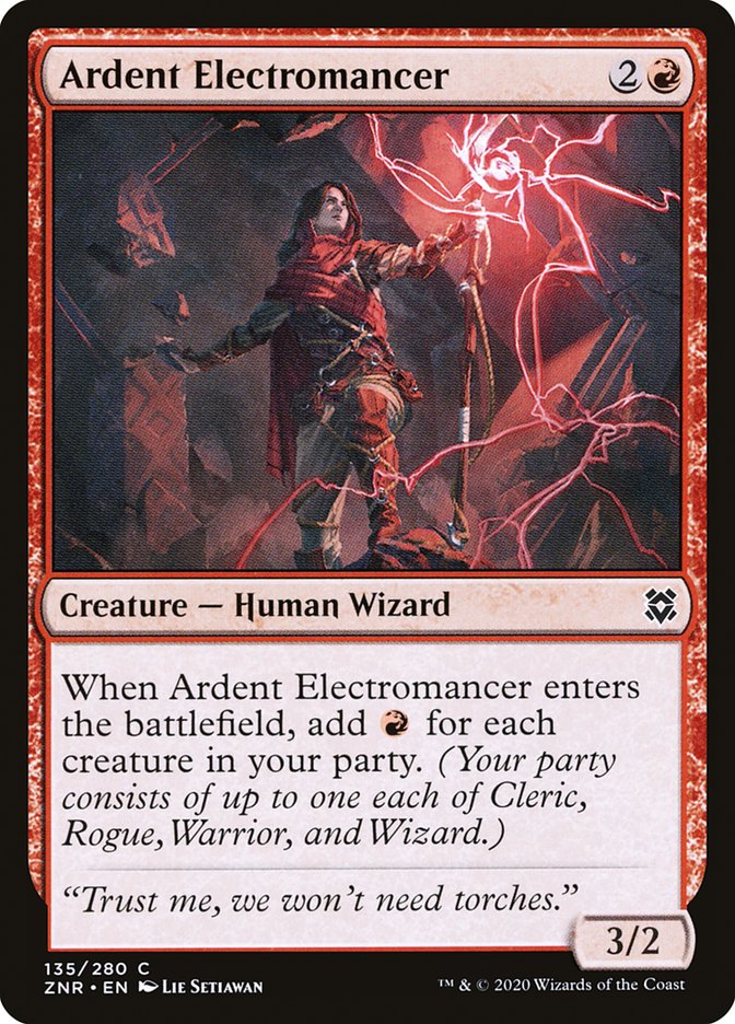 Ardent Electromancer (135) (ZNR)