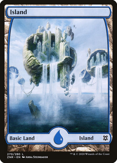 Island (270) - Full Art (270) (ZNR)