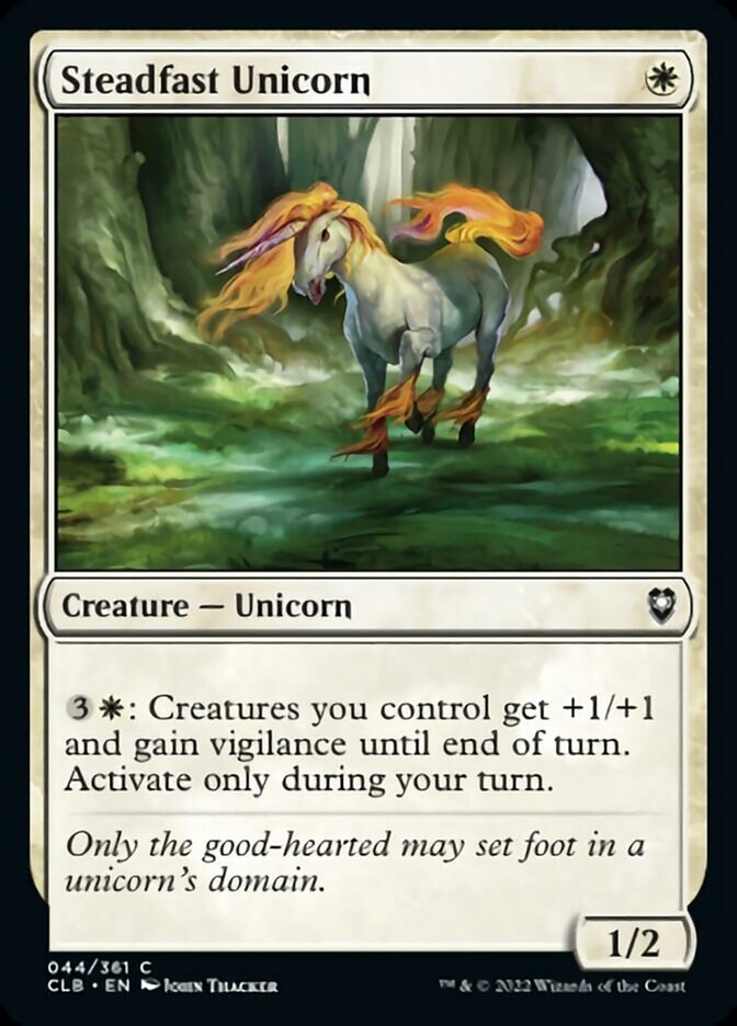 Steadfast Unicorn (44) (CLB)