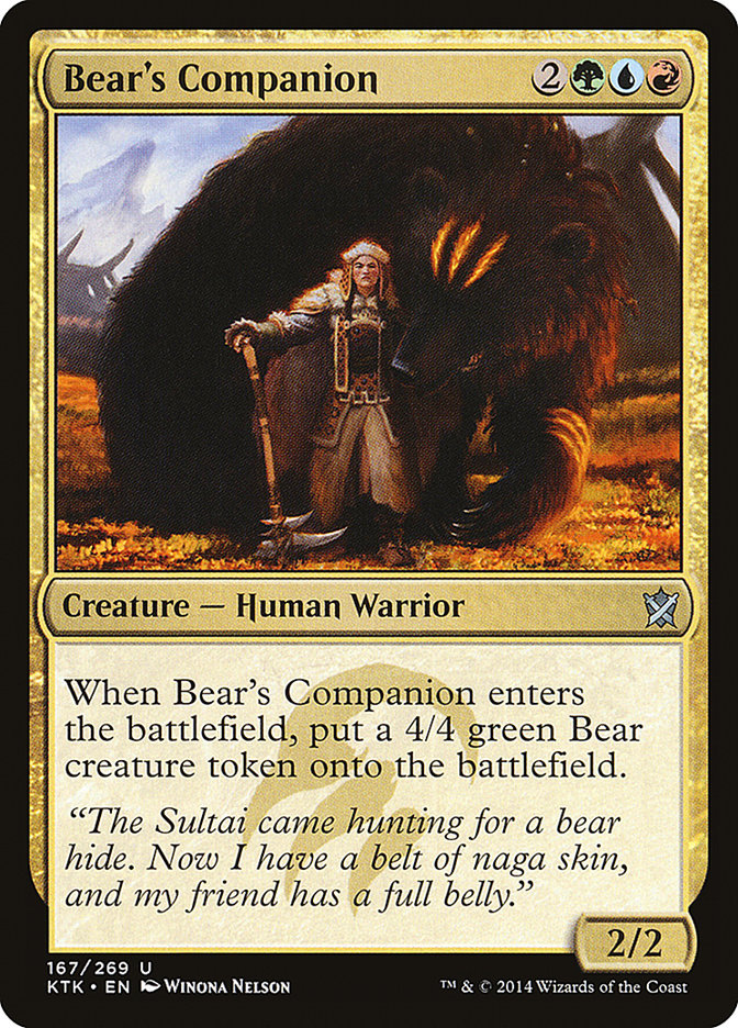Bear's Companion (167) (KTK)