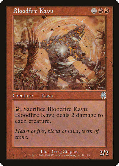 Bloodfire Kavu (58) (APC)