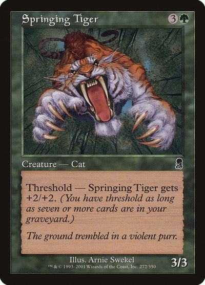 Springing Tiger (272) (ODY)