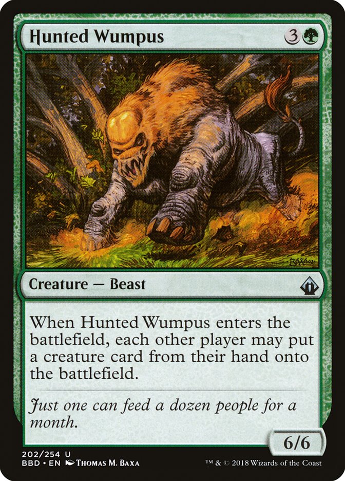 Hunted Wumpus (202) (BBD)