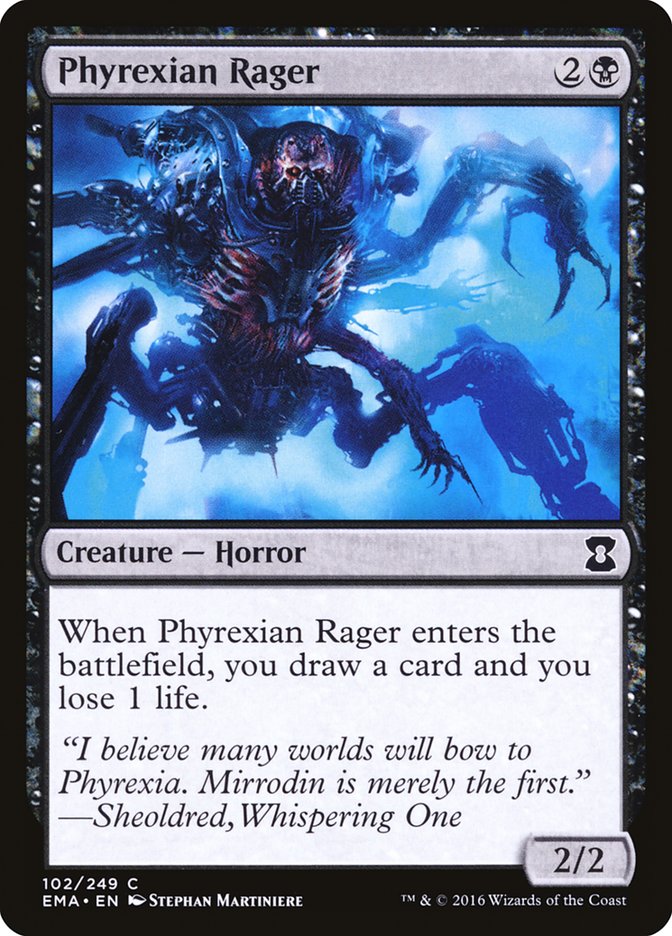 Phyrexian Rager [Eternal Masters]