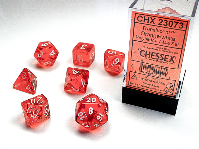 Chessex: Translucent Polyhedral Dice Set
