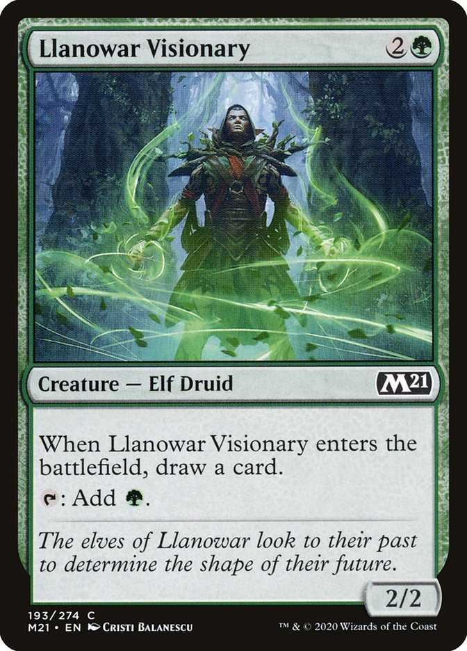 Llanowar Visionary (193) (M21)