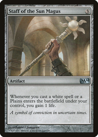 Staff of the Sun Magus (222) (M14)