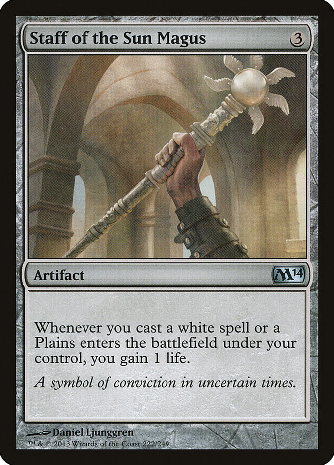 Staff of the Sun Magus (222) (M14)