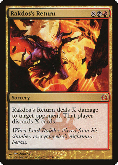 Rakdos's Return (188) (RTR)