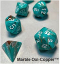 Chessex: D6 Marble™ Dice sets- 12mm