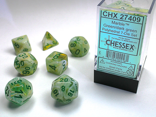 Chessex: Marble™ Polyhedral Dice sets