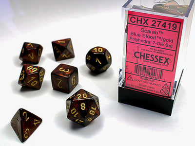 Chessex: Scarab™ Polyhedral Dice sets