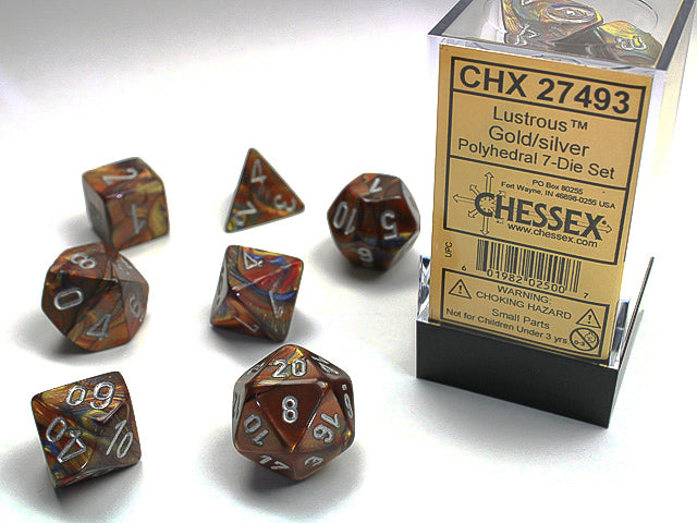 Chessex: Lustrous™Polyhedral Dice sets