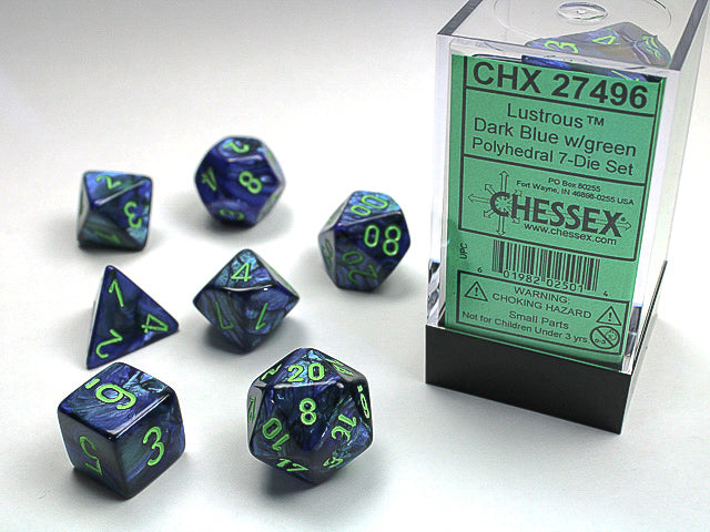 Chessex: Lustrous™Polyhedral Dice sets