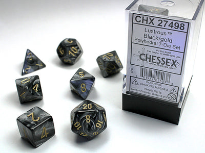 Chessex: Lustrous™Polyhedral Dice sets