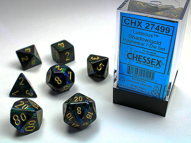 Chessex: Lustrous™Polyhedral Dice sets
