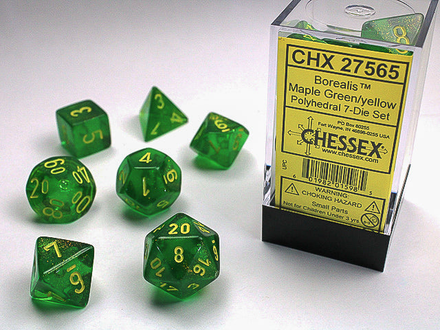 Chessex: Borealis™ Polyhedral Dice sets