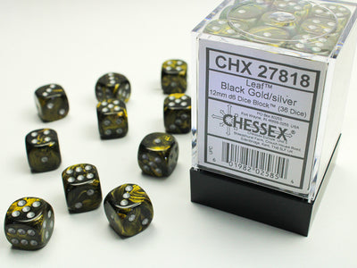 CHESSEX: D6 Leaf™ DICE SET - 12mm