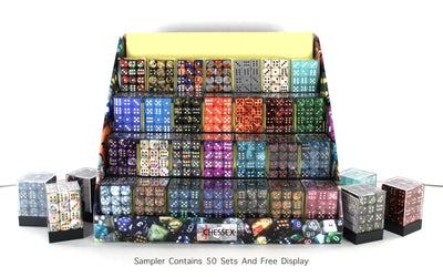 Chessex: D6 Festive™ DICE SET - 12MM